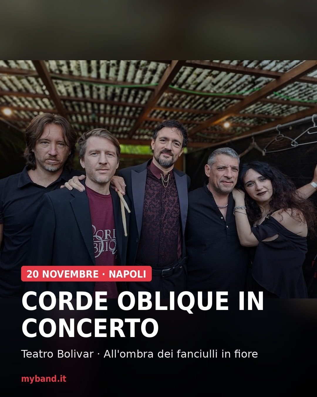 Corde Oblique in concerto – All'ombra dei fanciulli in fiore
